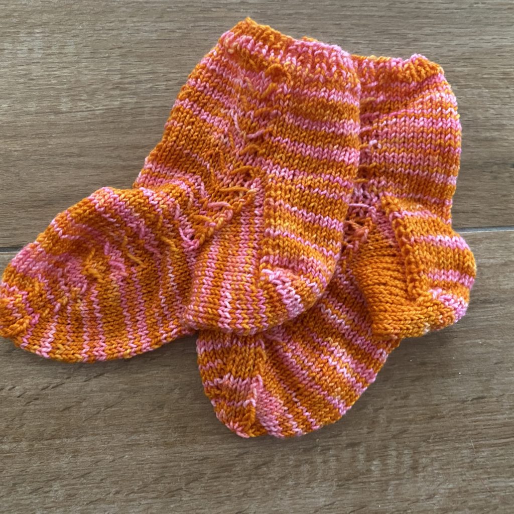 chaussettes en tricot